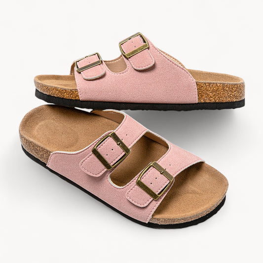 CLASSIC WOMEN'S CORK FOOTBED SANDALS (CHERRY BLOSSOM PINK)