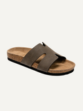 URBAN WOMEN'S CORK FOOTBED SANDALS (WALNUT BROWN)