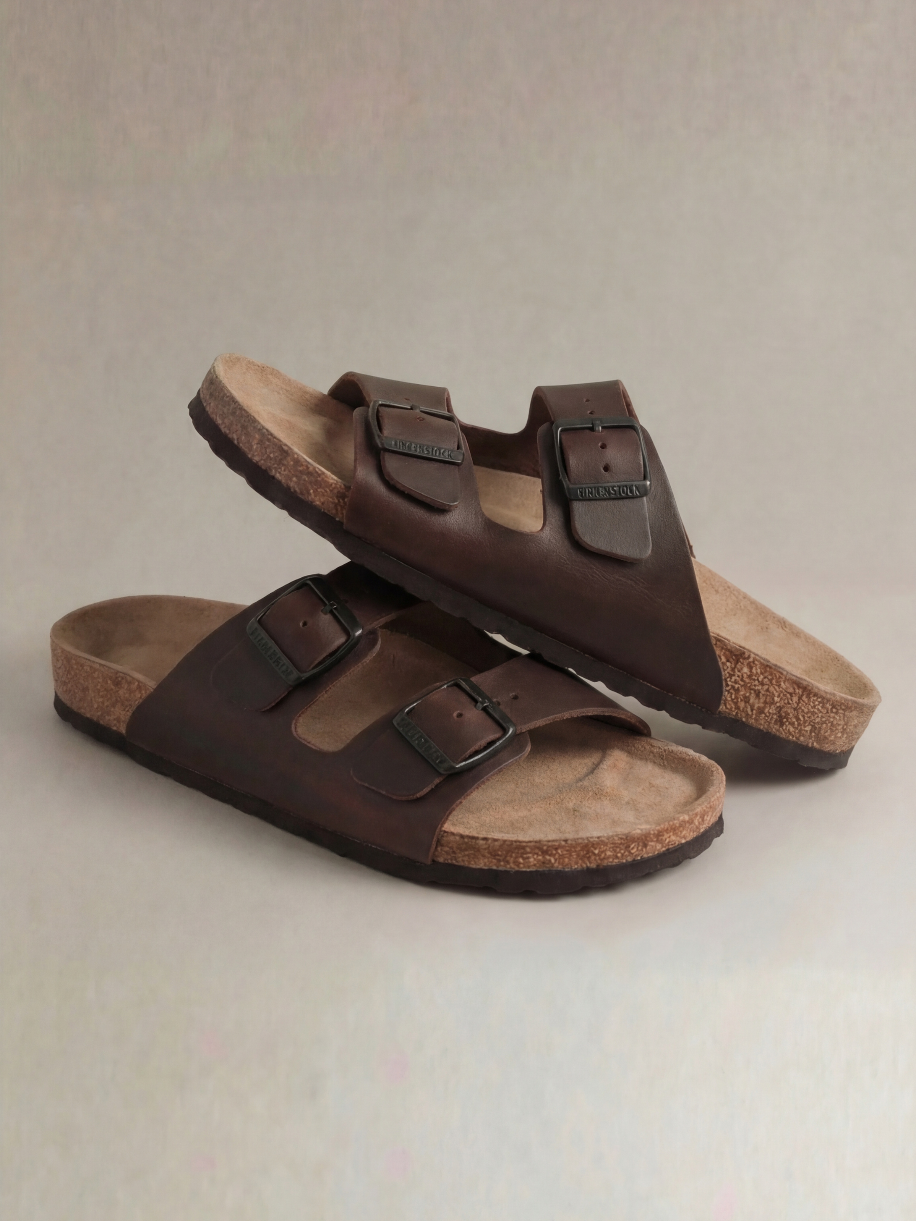 RIVIERA - COFFEE | CORK SANDALS
