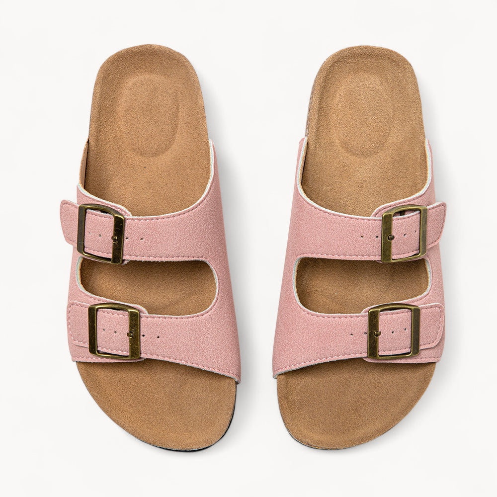 CLASSIC WOMEN'S CORK FOOTBED SANDALS (CHERRY BLOSSOM PINK)