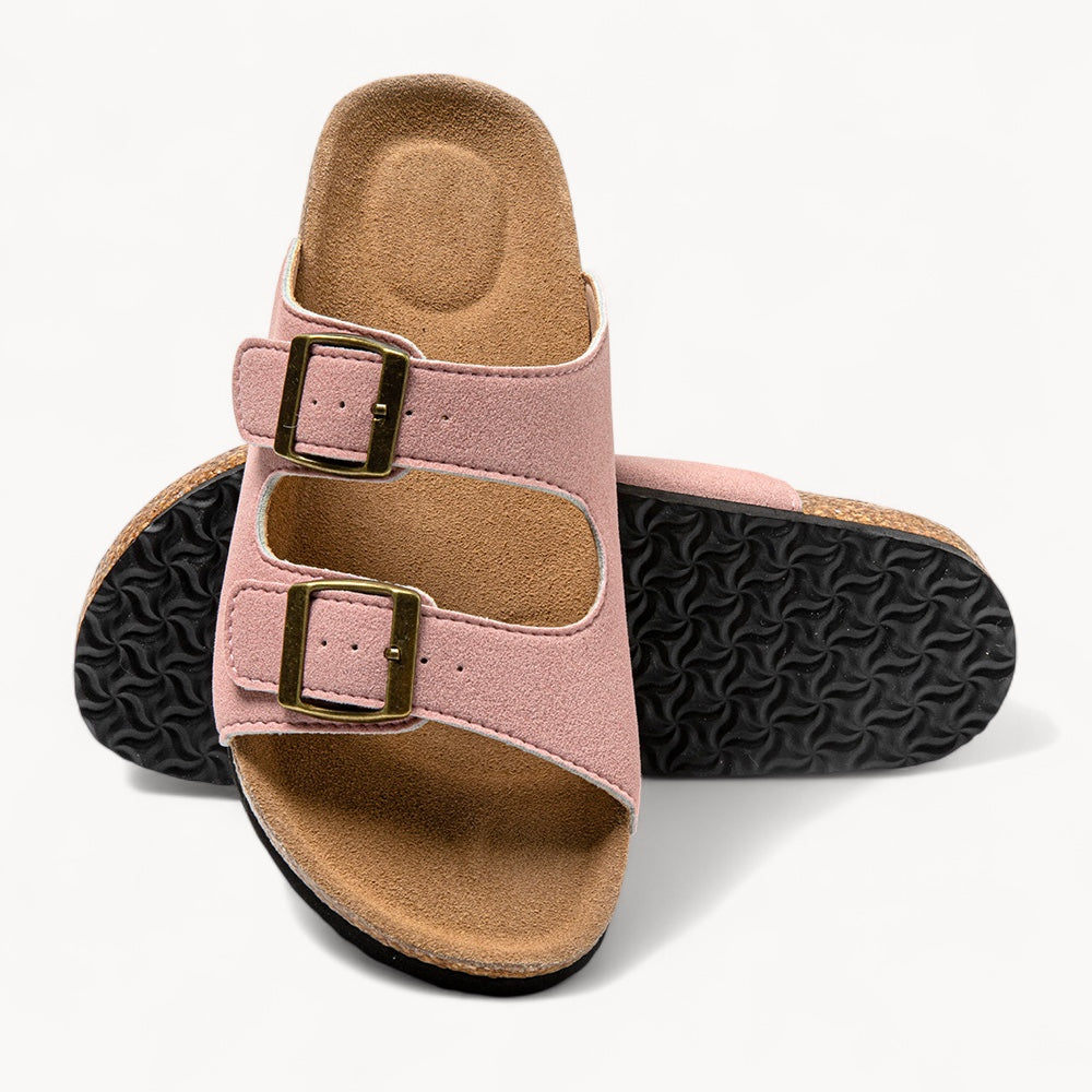 CLASSIC WOMEN'S CORK FOOTBED SANDALS (CHERRY BLOSSOM PINK)