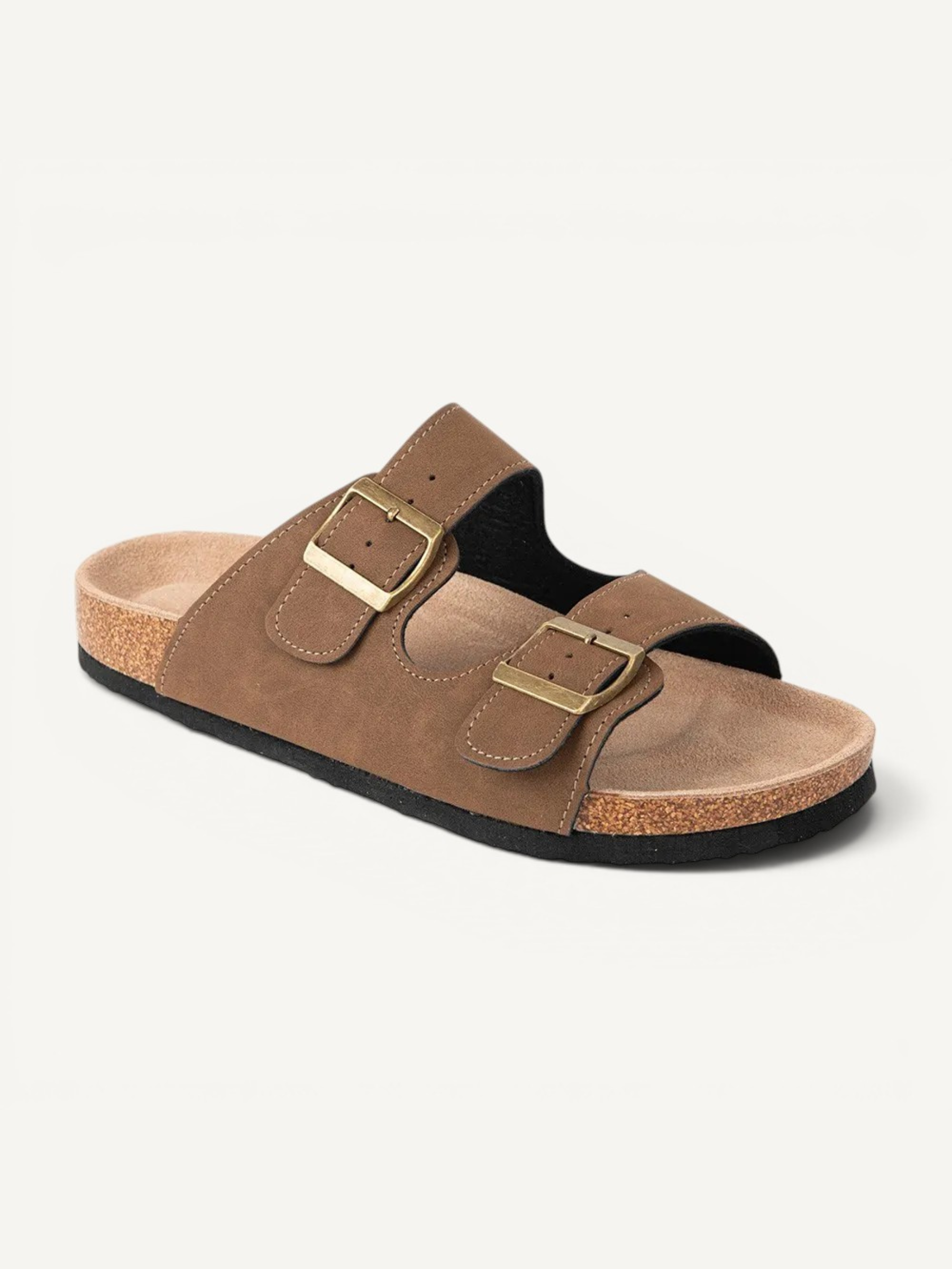 DUNE - CHESTNUT BROWN | CORK SANDALS