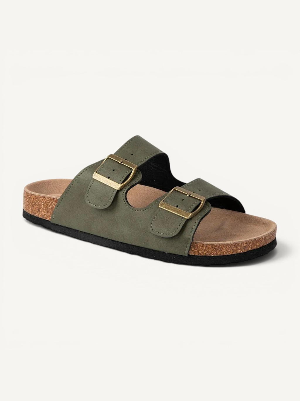 DUNE - SAGE GREEN | CORK SANDALS