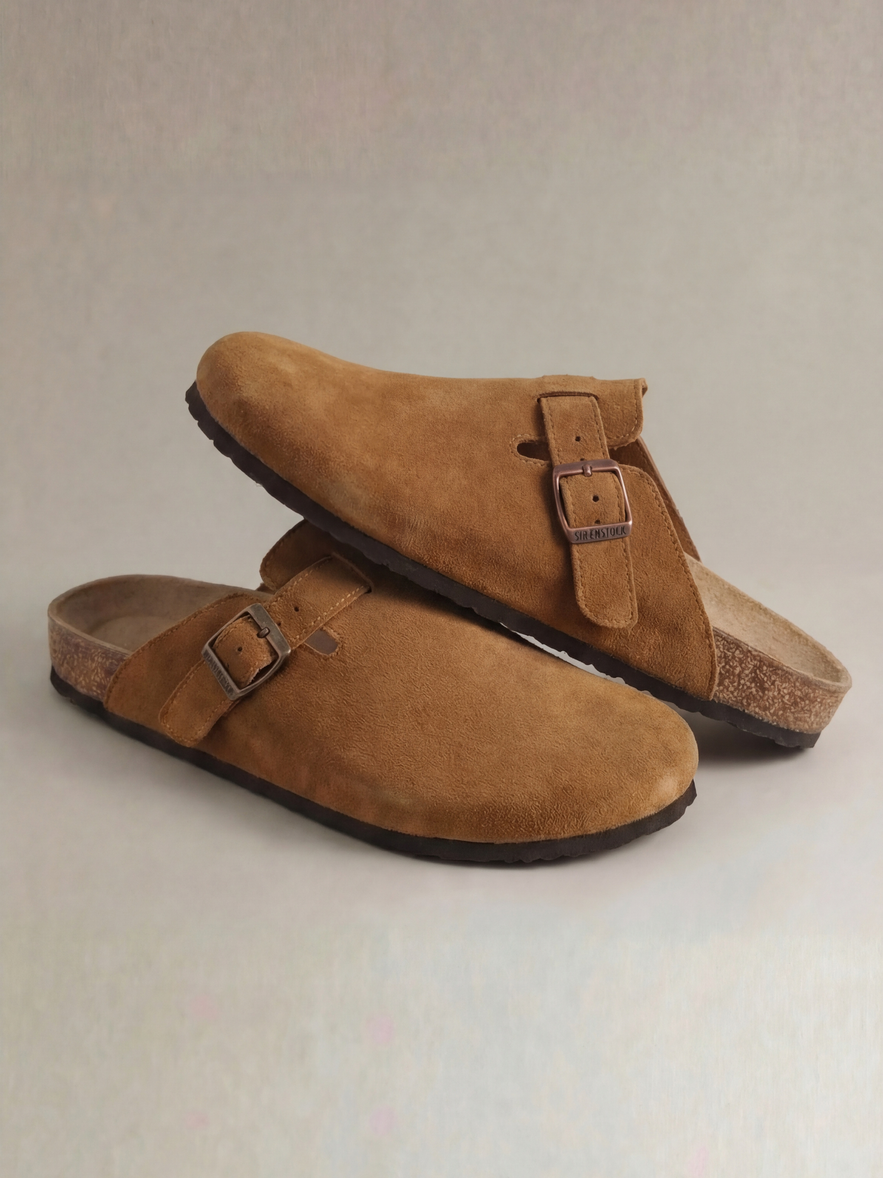 NOIR KHAKI CORK CLOGS
