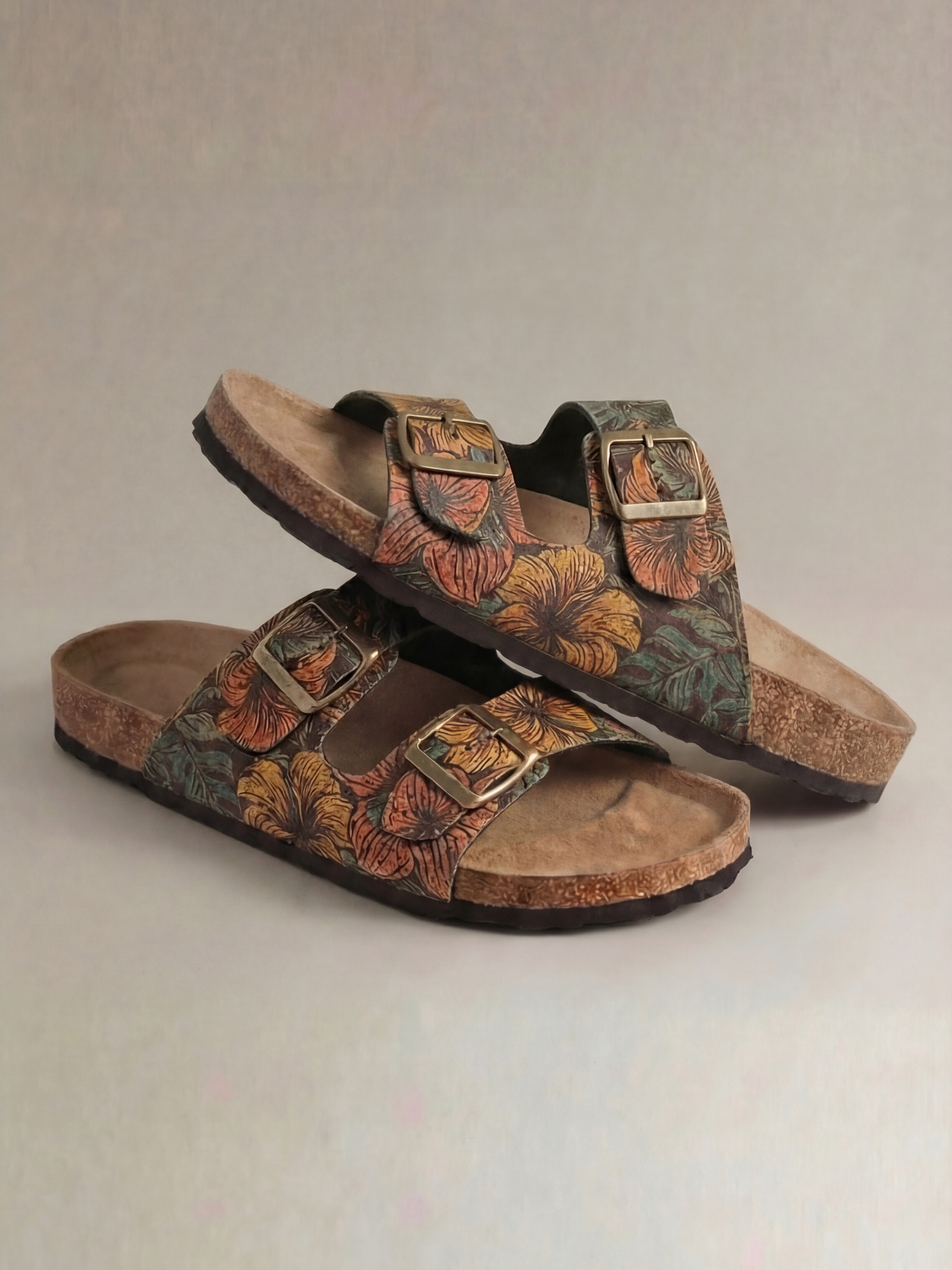 HAWAI FLORAL - WOMENS | CORK SANDALS