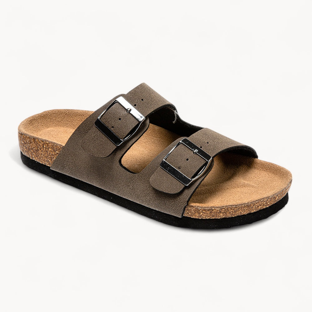 CLASSIC WOMEN'S CORK FOOTBED SANDALS (COCOA BROWN)