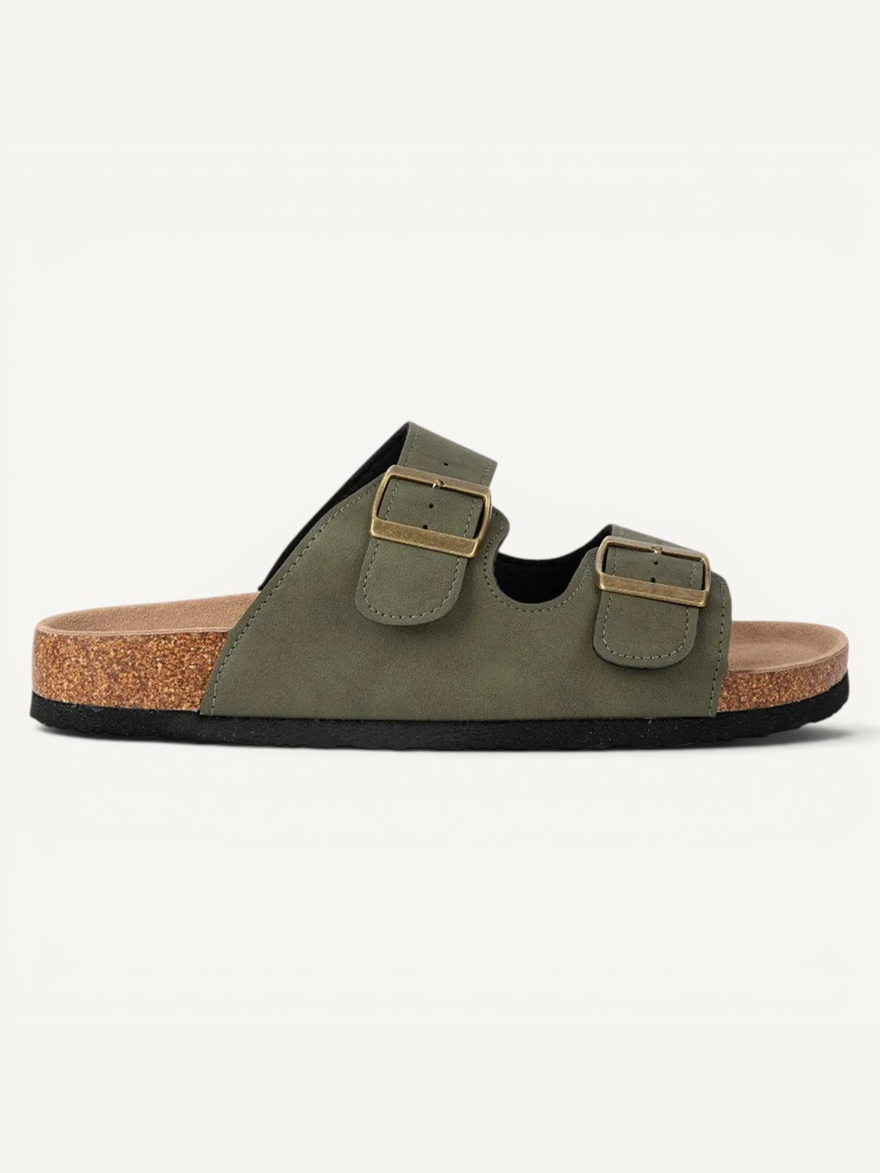 DUNE - SAGE GREEN | CORK SANDALS