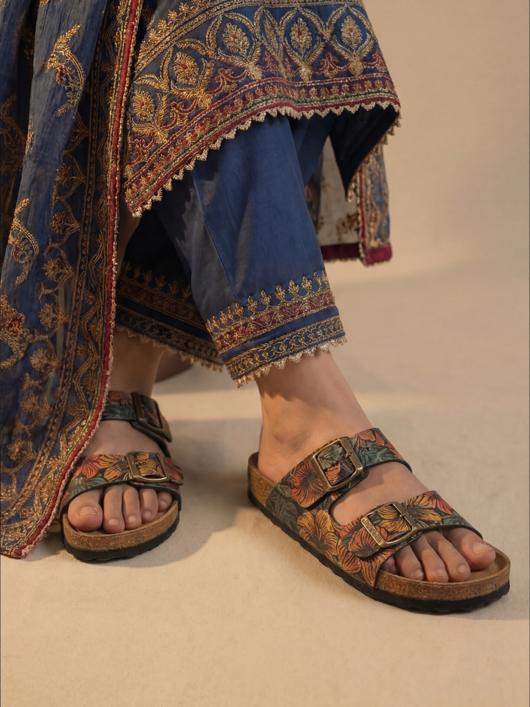 HAWAI FLORAL - WOMENS | CORK SANDALS