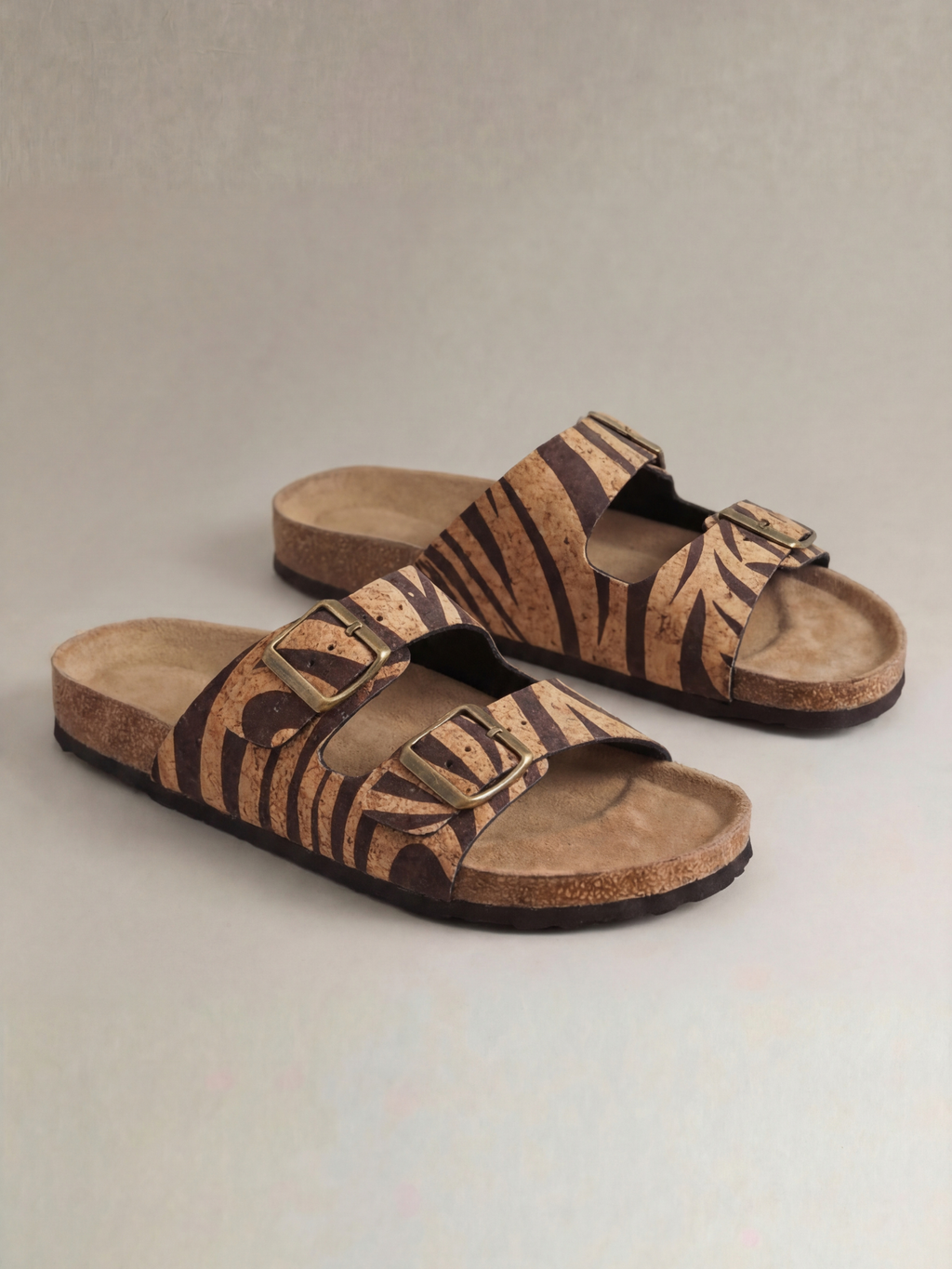 LYRA LEAPORD - WOMENS | CORK SANDALS