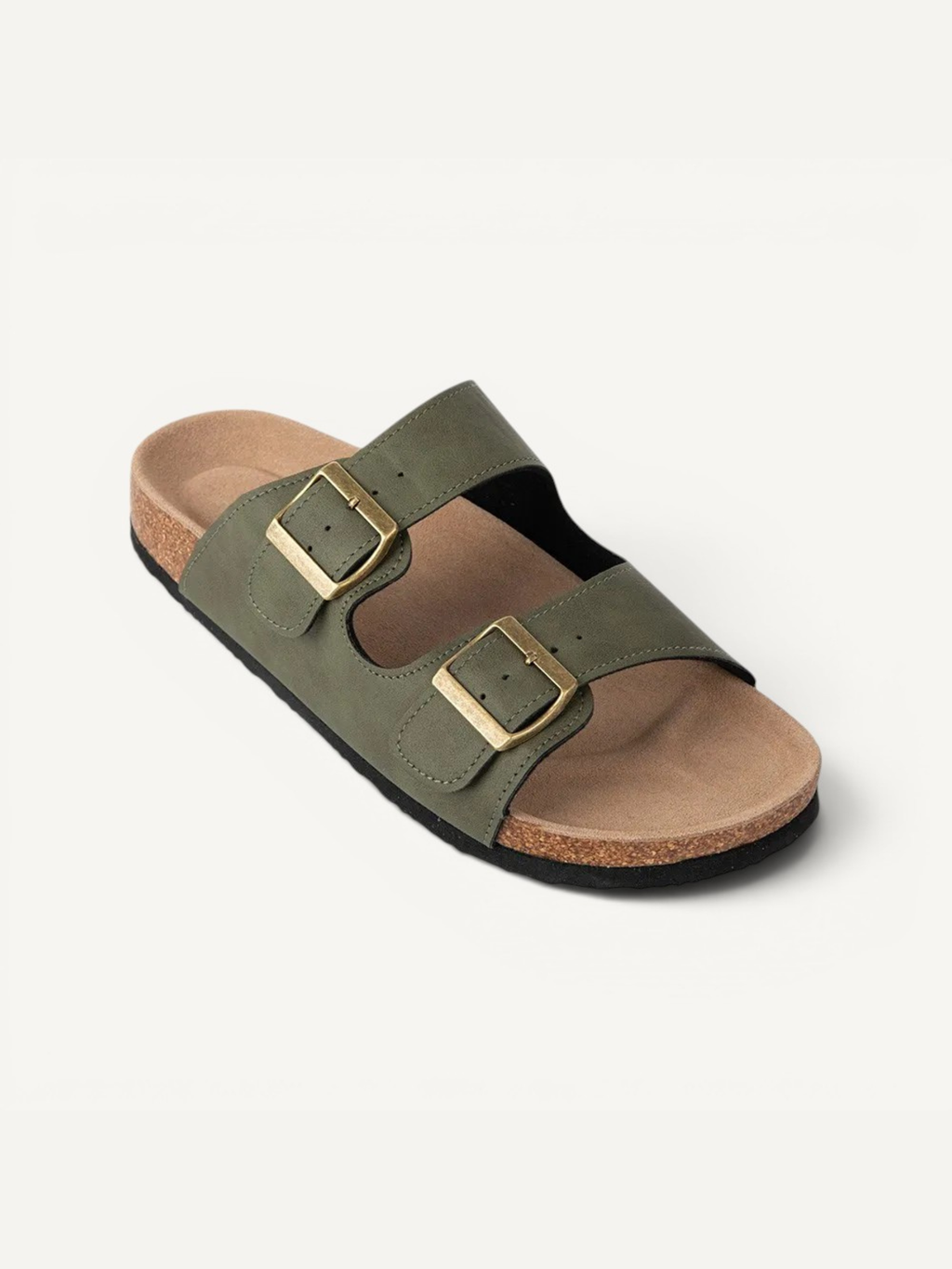 DUNE - SAGE GREEN | CORK SANDALS