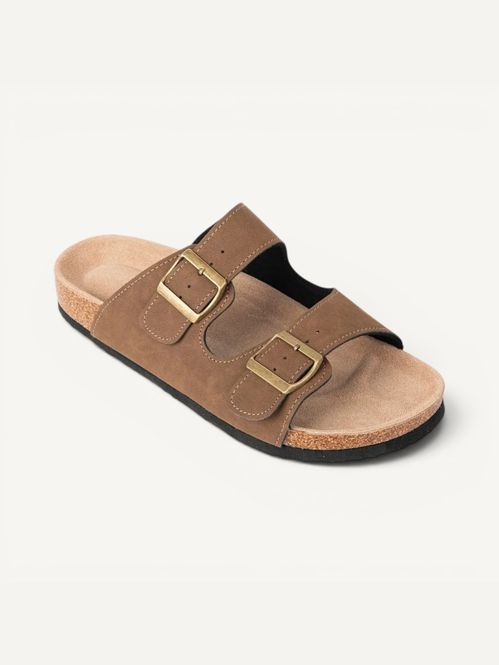 DUNE - CHESTNUT BROWN | CORK SANDALS