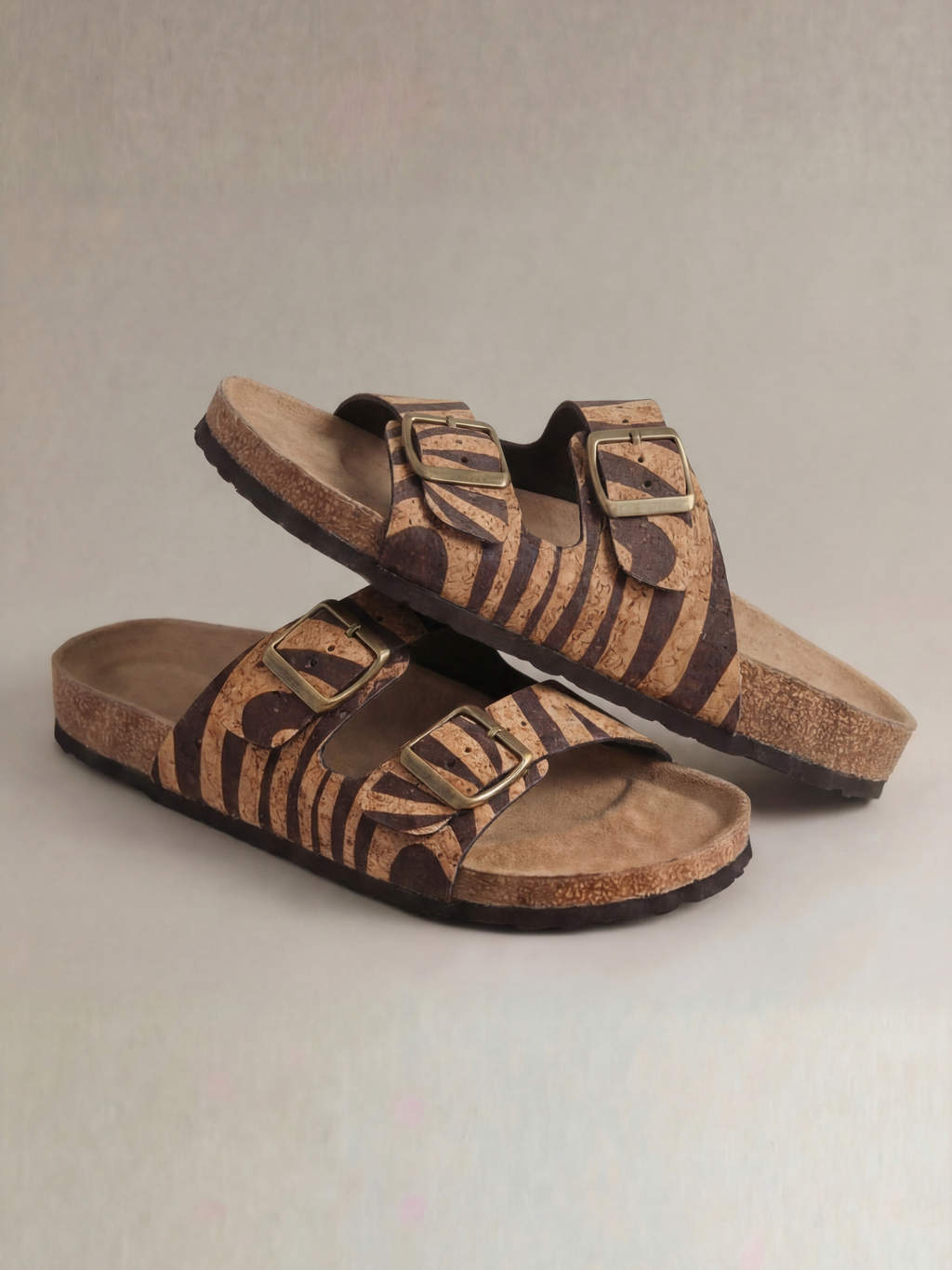 LYRA LEAPORD - WOMENS | CORK SANDALS
